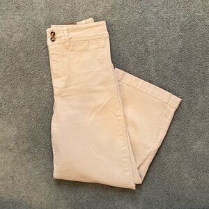 Light Pink High Rise Wide Leg Trousers